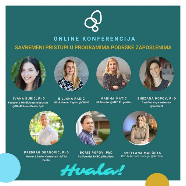 Prva online konferencija Savremeni pristupi u programima podrske zaposlenima u Rezilientu
